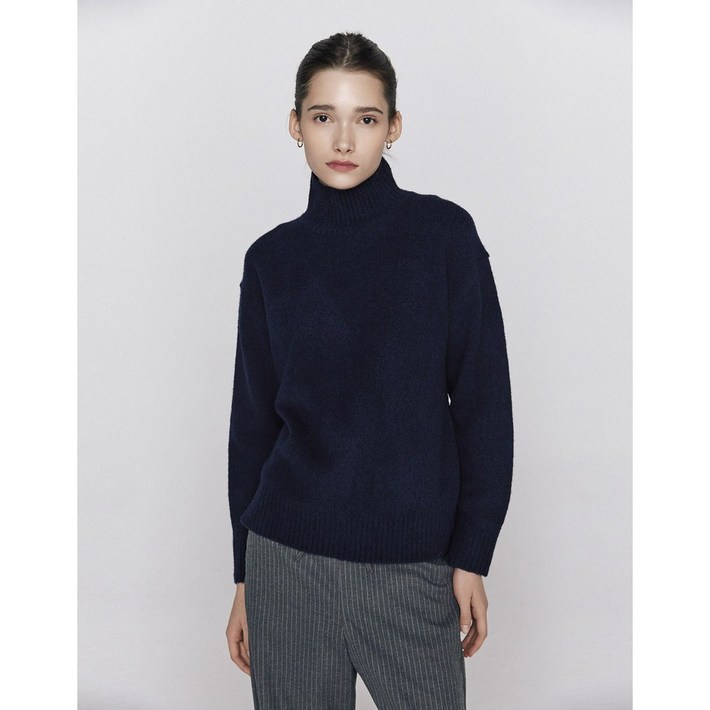 지오다노 여자 하프넥 니트 스웨터 5GG 35 5921