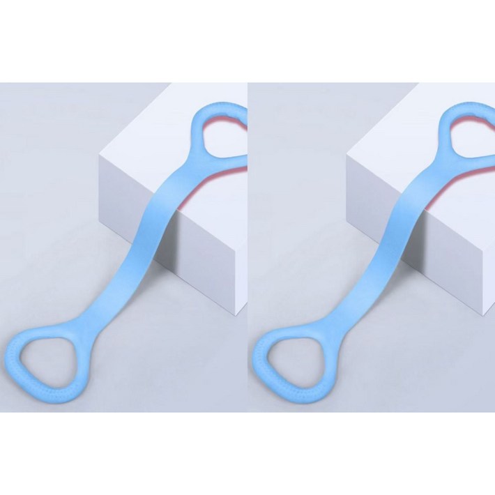 11 튜빙밴드 스포츠 스트레칭 밴드 근력 강화 필라테스 요가 밴드 운동 탄력 밴드 2매입 LPC, 2개, 블루블루