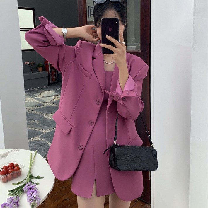 에쉬울프 뷔스티에 자켓 세트 자켓원피스