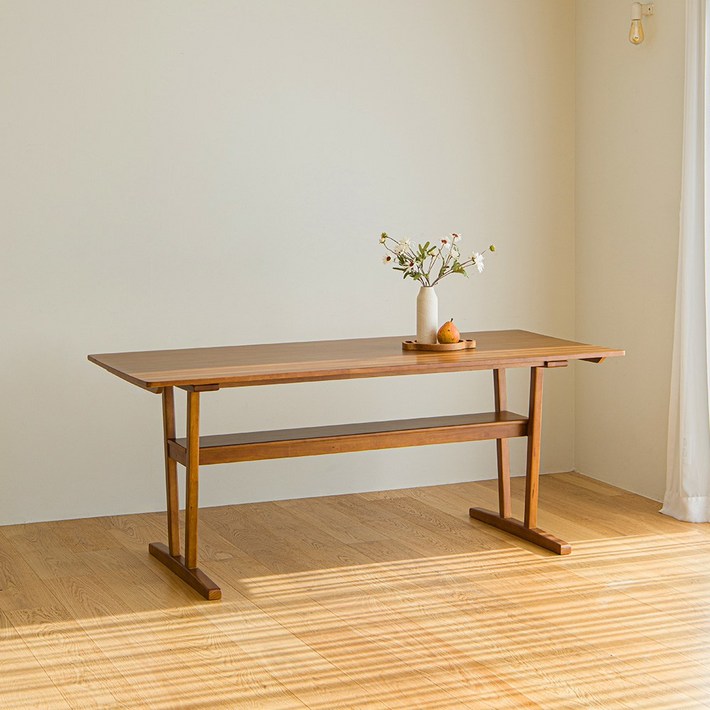 미네 리빙다이닝 6인 원목 식탁 테이블 1800