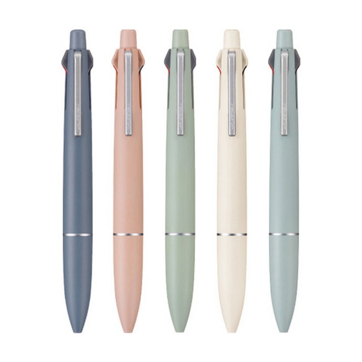 무료각인유니 멀티 볼펜 제트스트림 라이트터치 41 0.5mm MSXE5LS05, 1개, 그라스그린