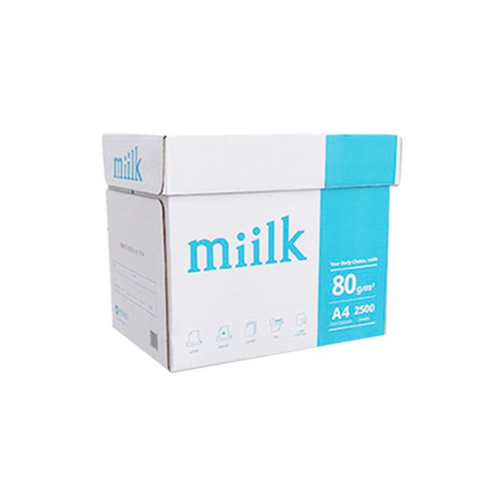 한국제지 밀크 복사용지 80g