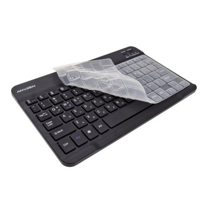 애니젠 저소음 C타입 충전식 휴대용 블루투스 무선 키보드 키스킨 포함