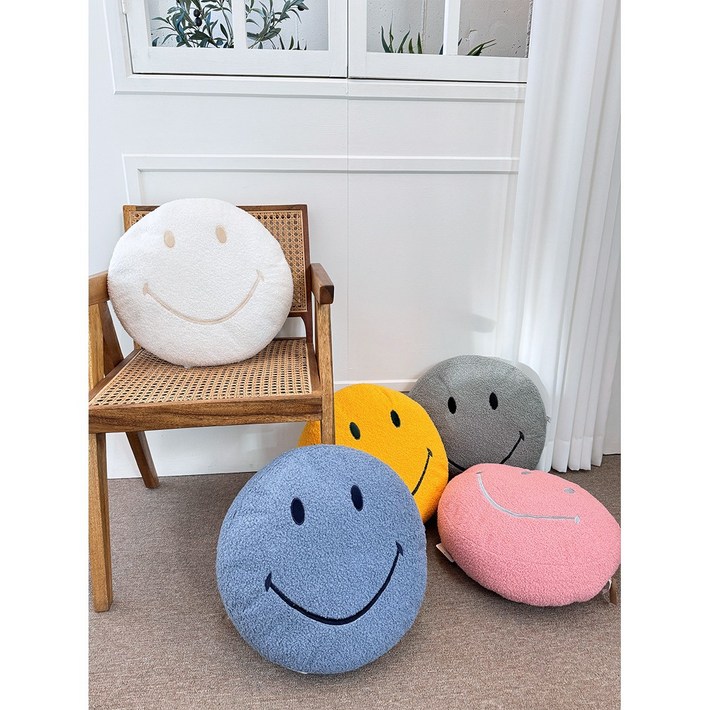 까사미아 헬렌 원형쿠션솜포함