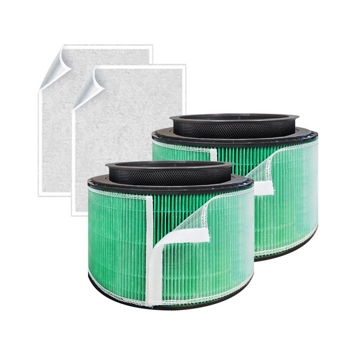 LG 엘지 공기청정기 퓨리케어360 해파필터탈취필터펫망필터보조필터 세트 전용 호환, 2세트, 1개
