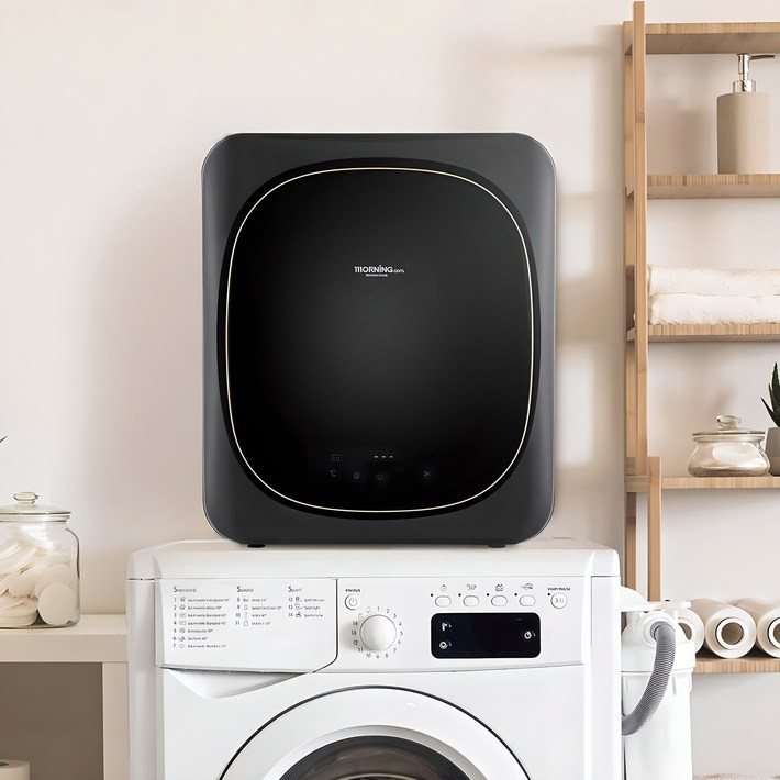 대웅 4세대 스마트 AI 회전형 미니건조기 4kg UV 99.9 살균 아기옷 원룸 자취 소형 PRO 반영구 안심 3중 필터 의류 건조기, DWCDE2404SJ