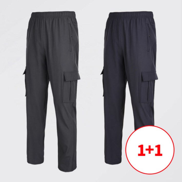 이지바이 11 남성 멀티플레이 빅사이즈 카고 아웃도어 바지 팬츠