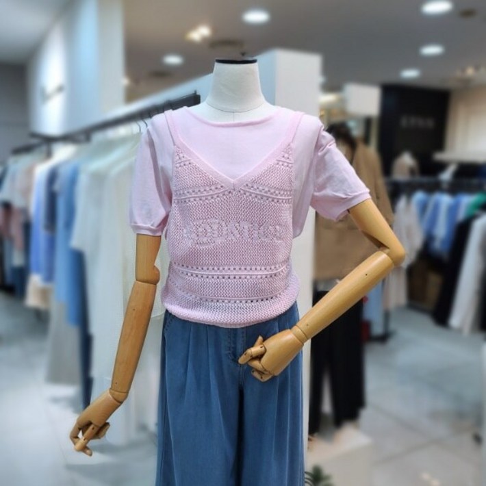 잇미샤 잇미샤 레이어드트윈니트티셔츠(ITP5KPO800)