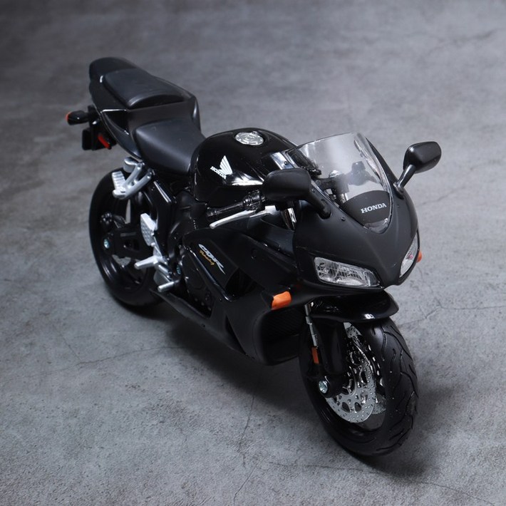 마이스토 112 다이캐스트 오토바이모형 바이크피규어, 혼다 CBR 1000 RR 블랙, 1개