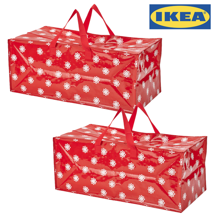 이케아 빈테르핀트 한정판 크리스마스 타포린백 장바구니