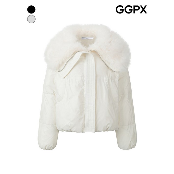 GGPX 퍼 세라 카라 러블리 패딩 점퍼 GPCJP003F