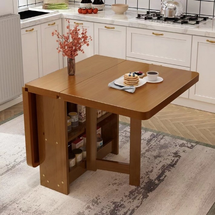 지온닉스 고품질 모던한 확장형식탁 접이식 테이블 원목테이블 탁자 식탁테이블 4인용식탁 6인용원목식탁 거실식탁 다이닝테이블 공간성테이블