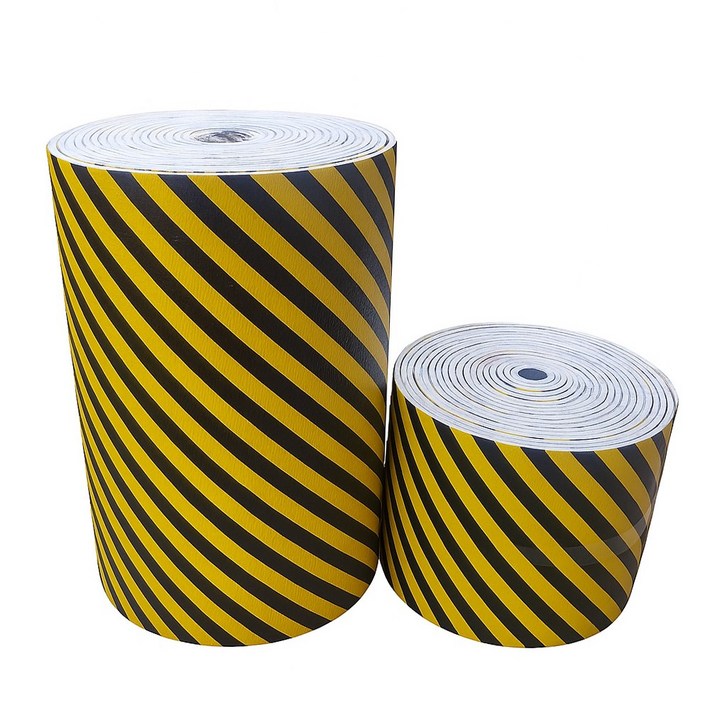 접착식 모서리보호대 두께 12t 안전쿠션 폭50cm 폭100cm2미터단위판매 주문수량이어서 연결발송 안전보호쿠션 안전커버 안전매트 보호쿠션 코너보호대 주차장 벽보호대, 5개