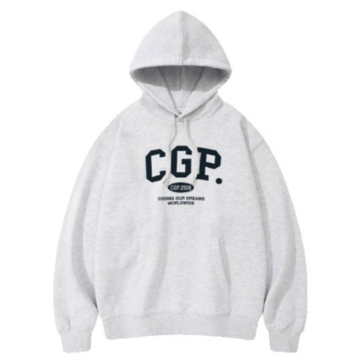 매장정품 코드그라피 후드티 CGP 아치 로고 후드티라이트그레이