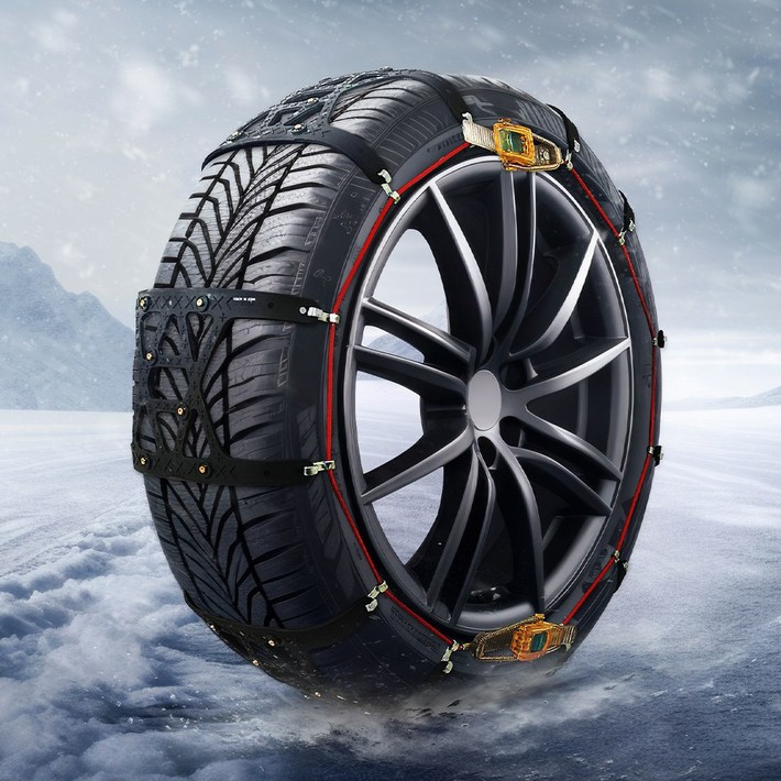 자동차 타이어 자동 우레탄 스노우 체인, 1개