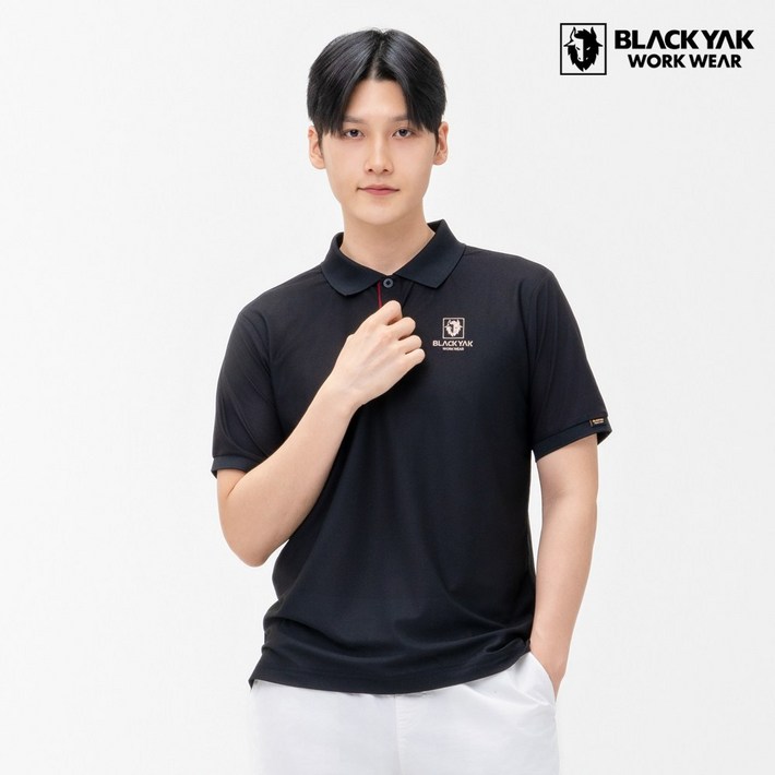 블랙야크 놈코어 반팔 카라 티셔츠 애슬레저 빅사이즈 골프 헬스 운동 PK 카라티 BKJ1031