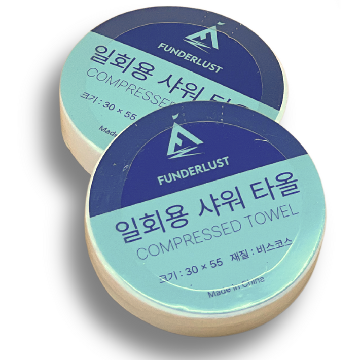 일회용 코인 압축 타올, 30개, 1세트, 화이트