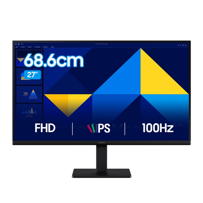 삼성 27인치 FHD IPS 100Hz 모니터 S27D300, LS27D300GAKXKR, 68.6cm 삼성 27인치 FHD IPS 100Hz 모니터 S27D300, LS27D300GAKXKR, 68.6cm