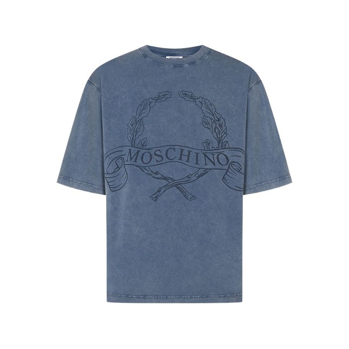 모스키노 로렐 리스 자수 티셔츠