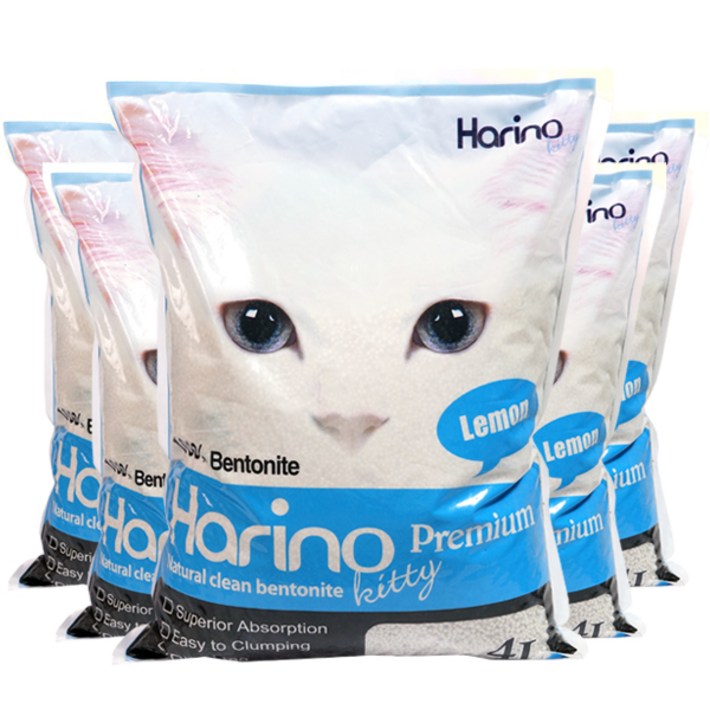 하리노 키티 4L x6개 고양이모래 박스포장