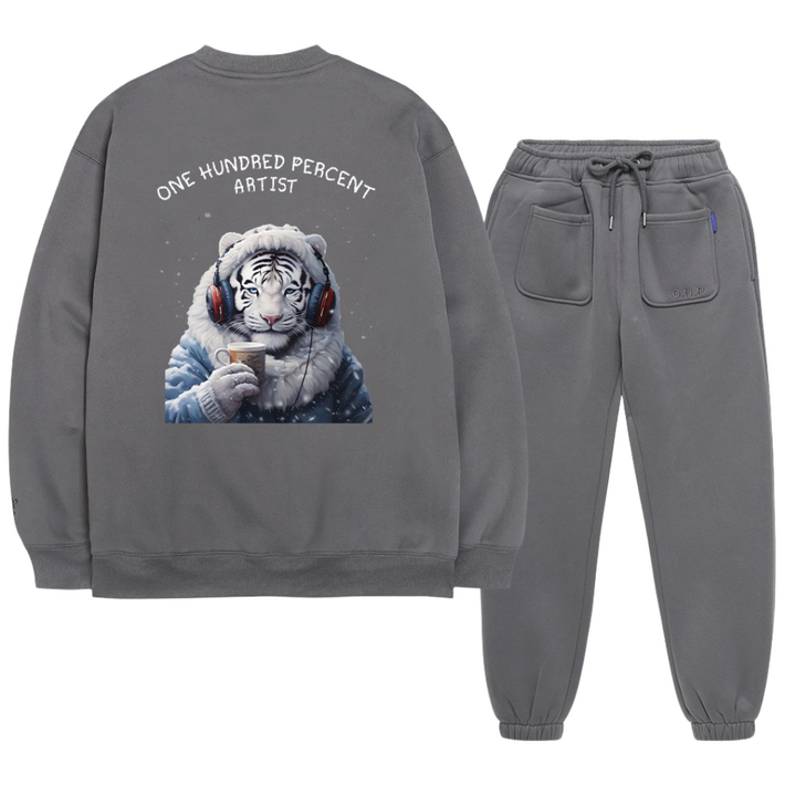 작품을입는다 원헌드레드퍼센트 기모 맨투맨조거팬츠 셋업 Best 4