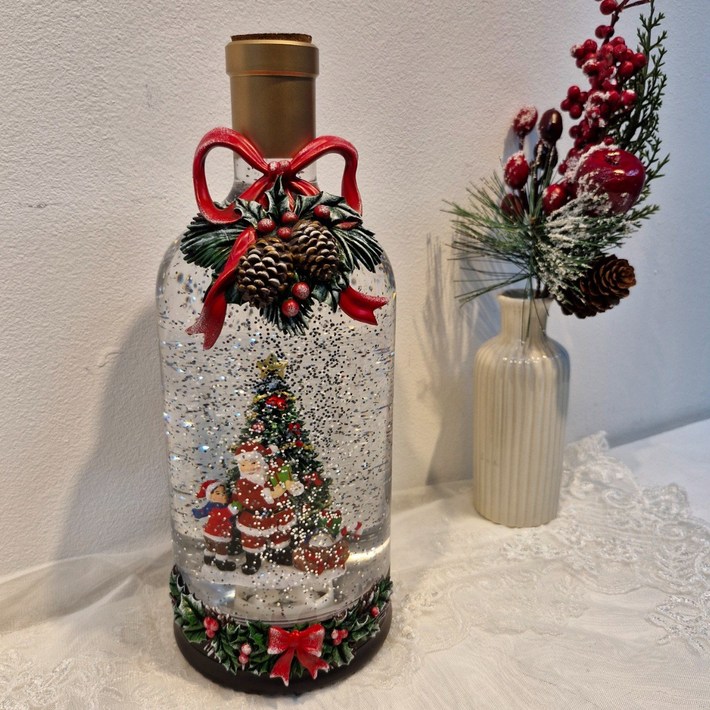 크리스마스 유리병 워터볼 오르골 스노우볼 무드등 인테리어장식품25029
