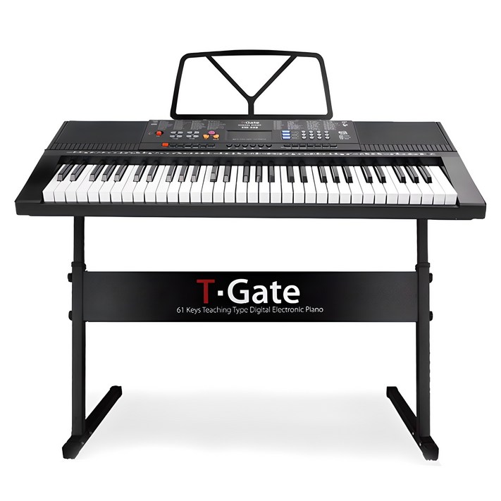토이게이트 교습용 디지털 피아노 YMO198, KEYBOARD1, 블랙, 1개 토이게이트 교습용 디지털 피아노 YMO198, KEYBOARD1, 블랙, 1개