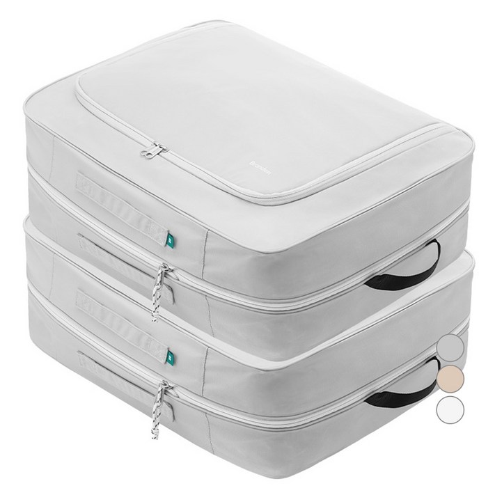 브랜든 2세대 부피순삭 의류 이불 다용도 대형 압축 파우치 2매세트