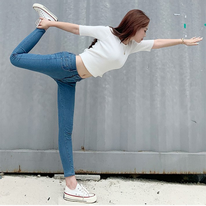 마이시즌 아담녀 스판 청바지