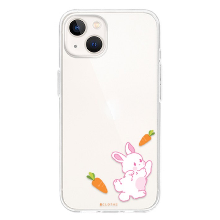 에잇클로드 동물친구들 투명젤리 휴대폰 케이스