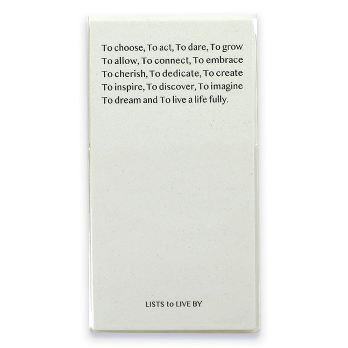 페이퍼리안 리스트 투 리브바이 쓰리로우 데일리 핸디 플래너 만년형