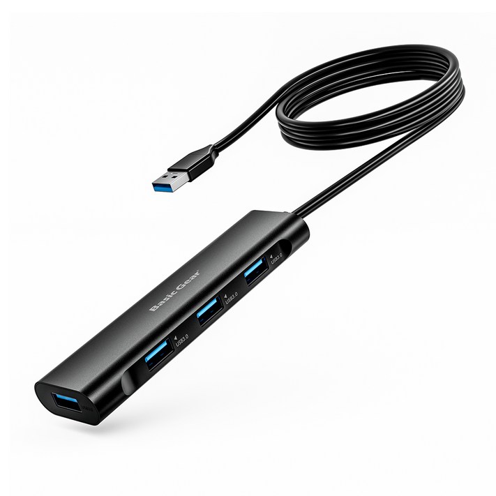 베이직기어 4포트 무전원 멀티포트 USB 3.0 허브 베이직기어 4포트 무전원 멀티포트 USB 3.0 허브