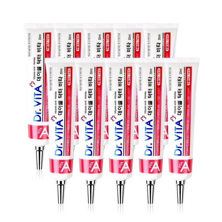 닥터비타 탄력 주름개선 레티놀 비타민 A 크림, 10개, 30ml