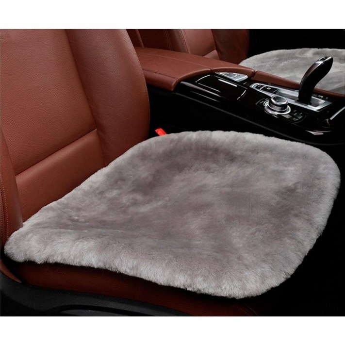 호주산 천연 양 모 방석 털 방석 자동차 포근한 따뜻한 고급 의자 겨울 보온 방한 차량 용