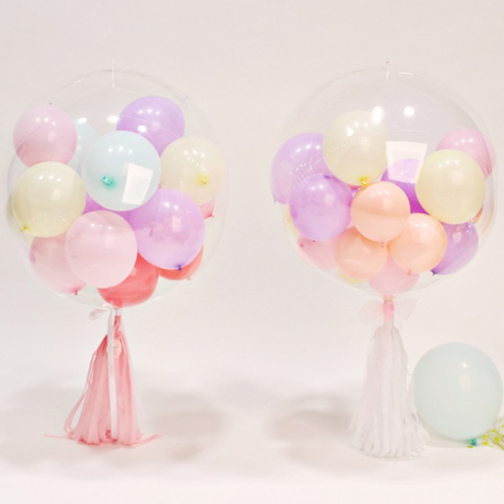 11 DIY 레터링 풍선 세트 생일 파티 용품 백일 버블 꽃풍선 만들기 용돈 축하 이벤트
