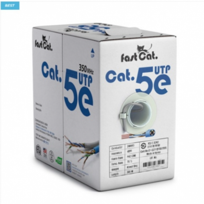 동일전선 CAT.5E 300M UTP케이블  박스 그레이