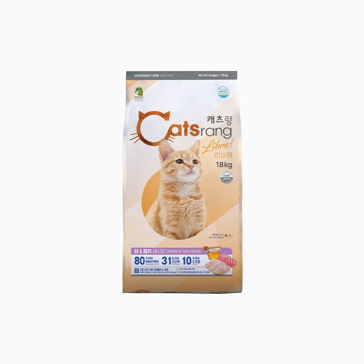 캐츠랑 전연령 리브레 18kg, 1개, 18kg, 닭