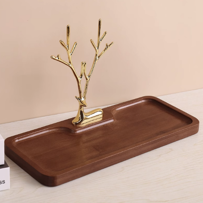 액세서리 트레이 차키 현관 인테리어 우드 소품