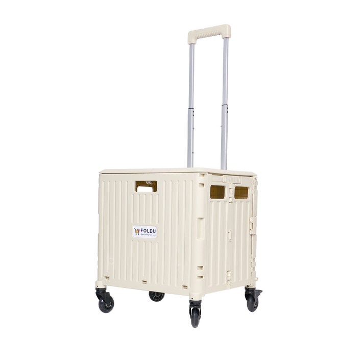 폴듀 3세대 접이식 폴딩카트 65L 대용량 4바퀴 핸드 쇼핑 장바구니 캐리어