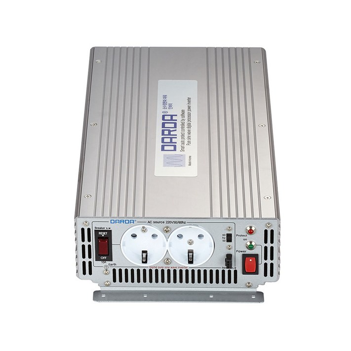 국산 다르다 KC인증 순수정현파 태양광 인버터 입력 DC48V to 출력 AC220V 최대 600W DK4806 Pure sine wave inveter LED 전구 장판 등 구동