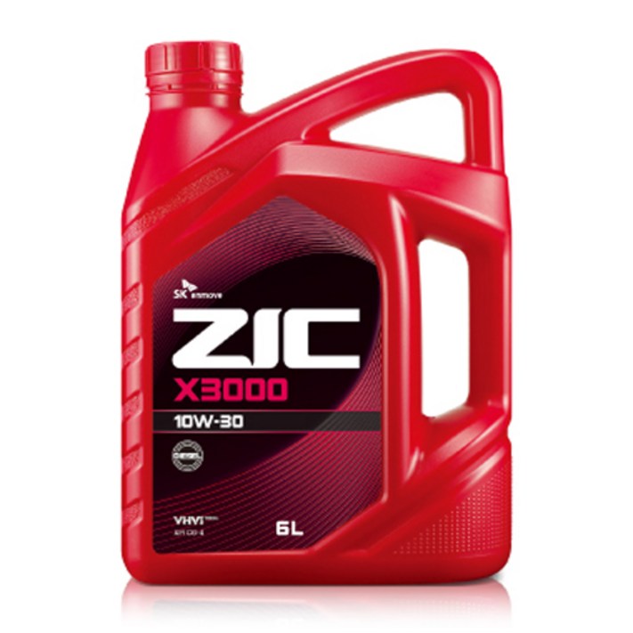 ZIC X3000 10W30 6L 디젤차량 엔진오일 ZIC X3000 10W30 6L 디젤차량 엔진오일