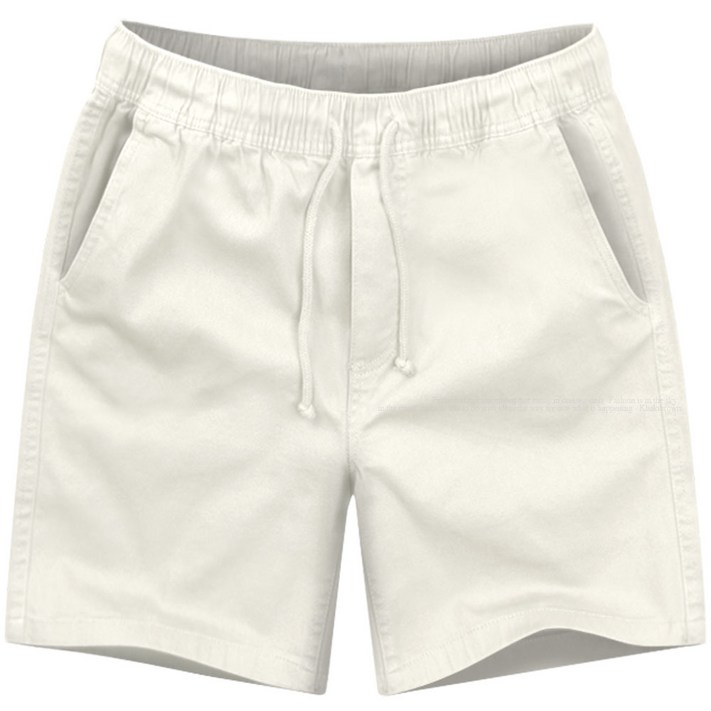 남자 면반바지 허리 밴딩 스판 편한 구김없는 남성 반바지 4부 여름 밴딩팬츠 빅사이즈