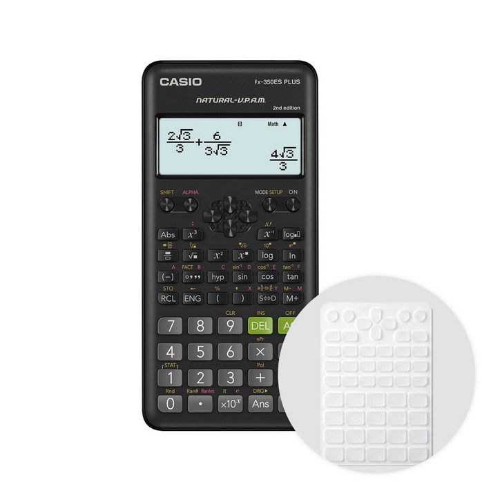 카시오 공학용계산기 FX350ES PLUS 2  전용 키스킨, 단품