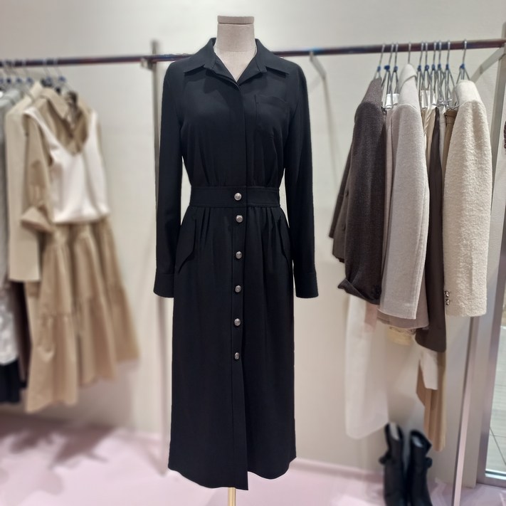 AK플라자 씨씨콜렉트 버튼포인트셔츠원피스E241PSE123