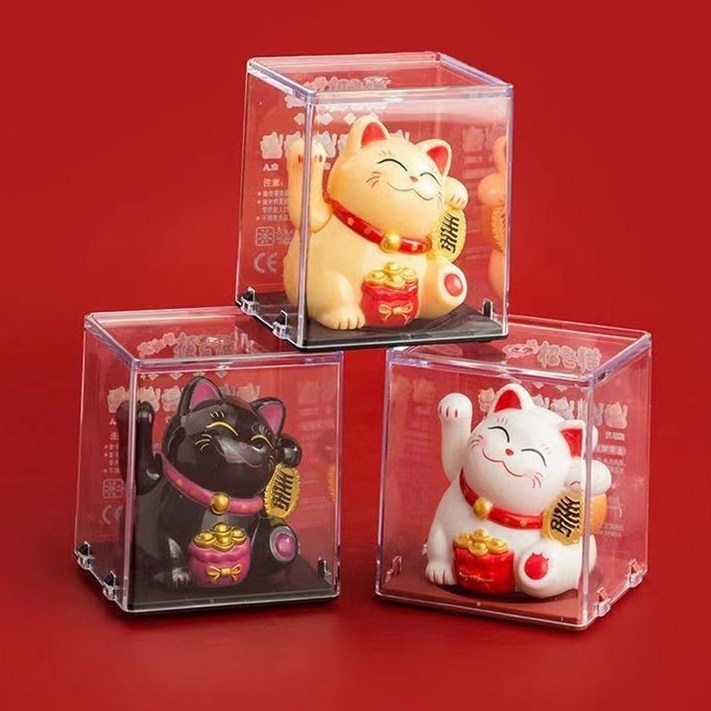 오드상회 태양열손흔드는고양이 마네키네코손흔드는고양이 손흔드는고양이 3종세트 집들이선물 개업선물