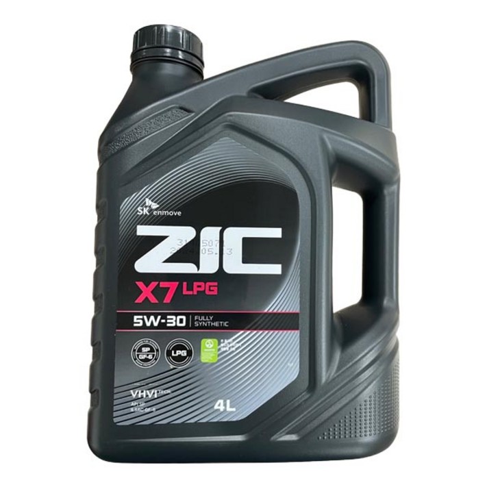 ZIC X7 LPG 5W30 4L 엔진오일 ZIC X7 LPG 5W30 4L 엔진오일