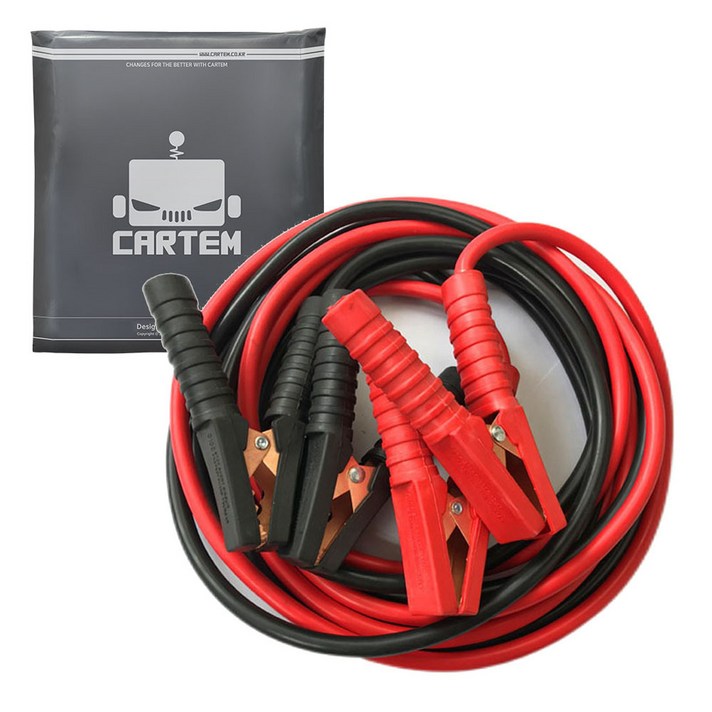 카템 자동차 배터리 점프 케이블 2000AMP