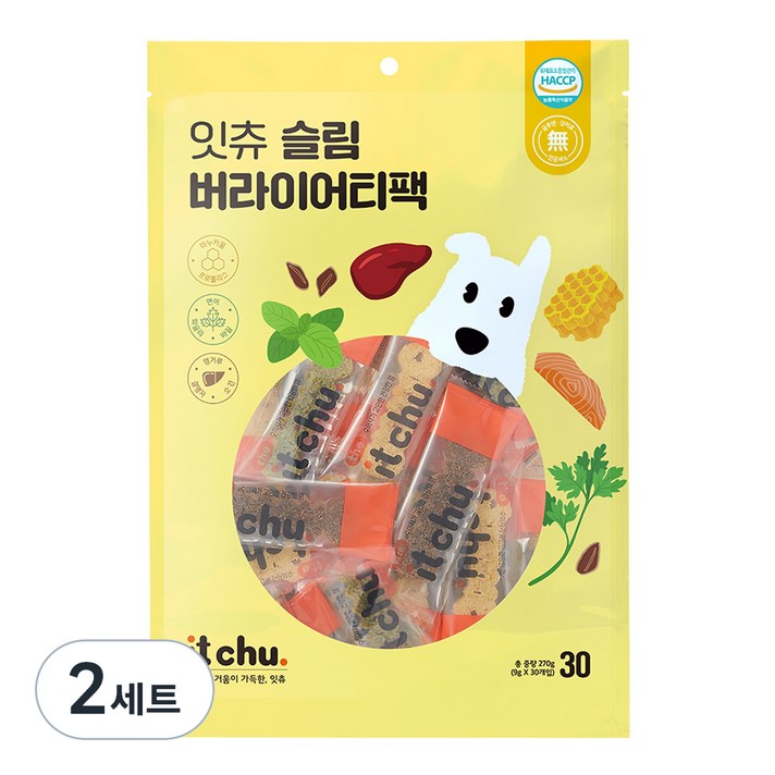 핏펫 The 잇츄 슬림 버라이어티팩 강아지 덴탈개껌 270g 핏펫 The 잇츄 슬림 버라이어티팩 강아지 덴탈개껌 270g