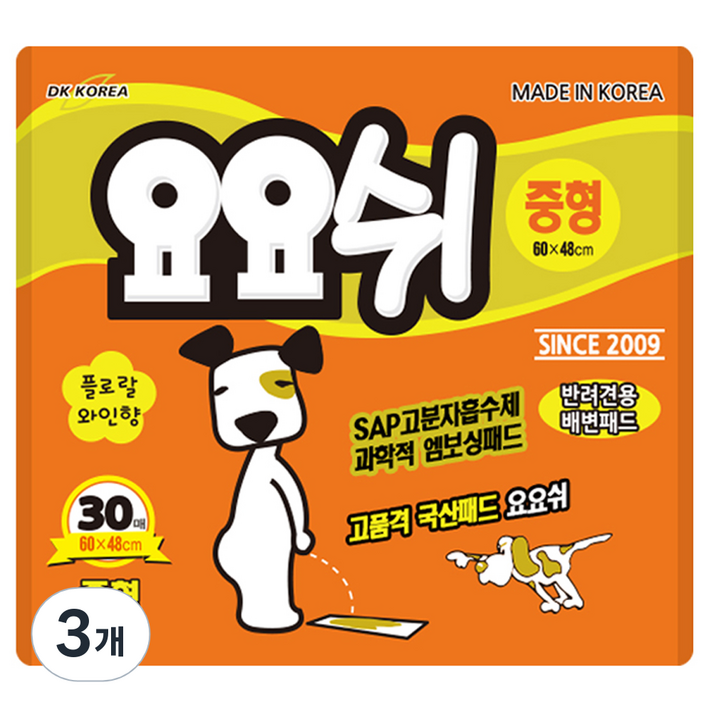 요요쉬 애견 배변패드 아카시아향