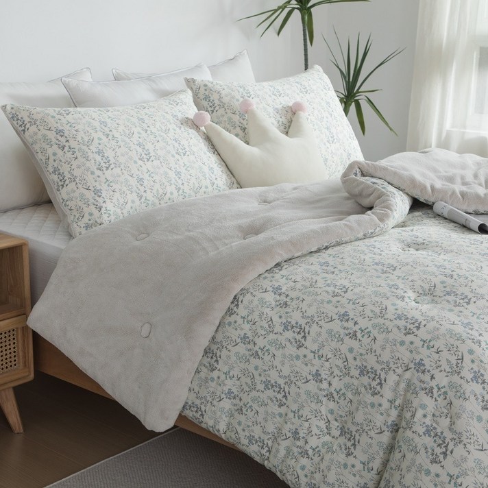 눕자마자 기절 극세사 안감 이불 온감겨울이불 무소음 꿀잠이불